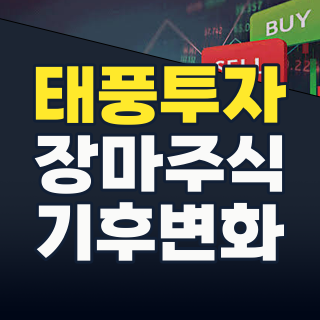 극심한 날씨, 주식 시장의 기회로? 2026 태풍 및 장마 테마주 완벽 분석